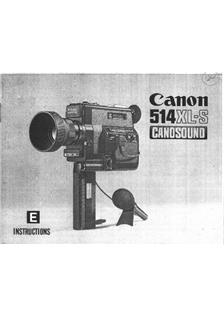 Canon 514 manual. Camera Instructions.